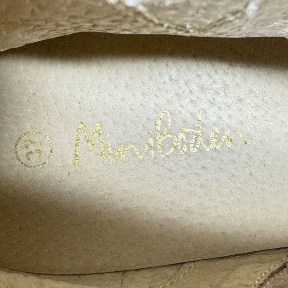 MINI BODEN Made In India Leopard Print Calf Fur Ankle Zip Round Toe Booties 37/6 - Picture 5 of 8